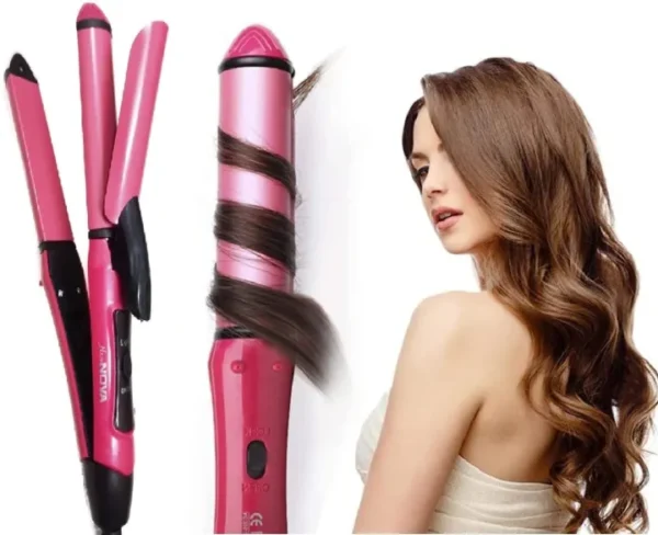 2in1 Hair Straightner and Curler (Heavy duty machine)