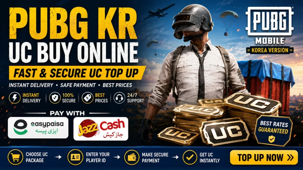 PUBG KR UC Buy Online – Fast & Secure UC Top Up