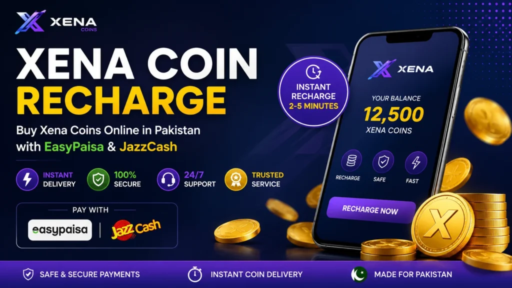 Xena Coin Recharge in Pakistan – Complete Guide