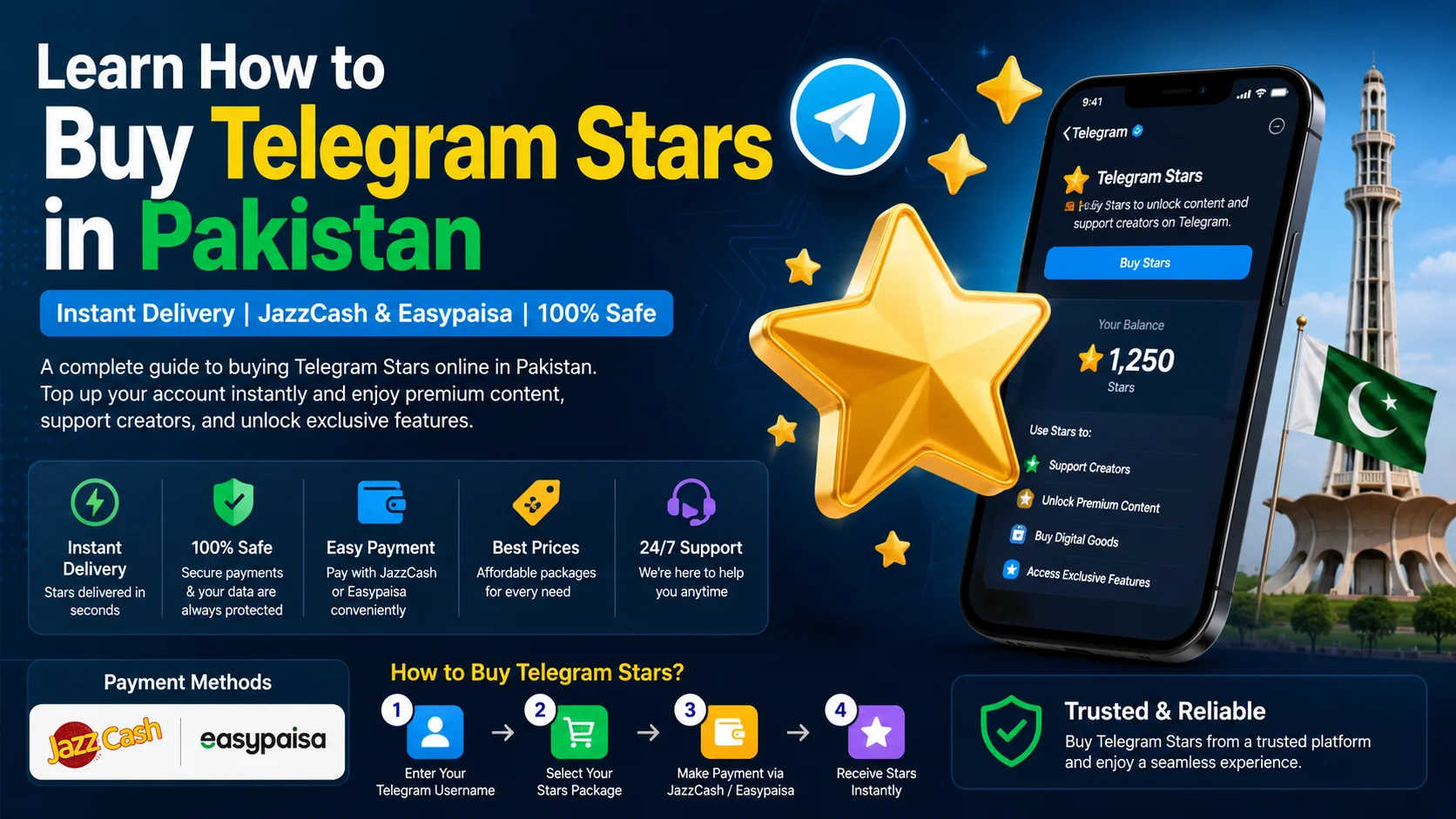 Buy Telegram Stars in Pakistan – Complete Guide, Top Up Process, Benefits, and Instant Delivery (2026)