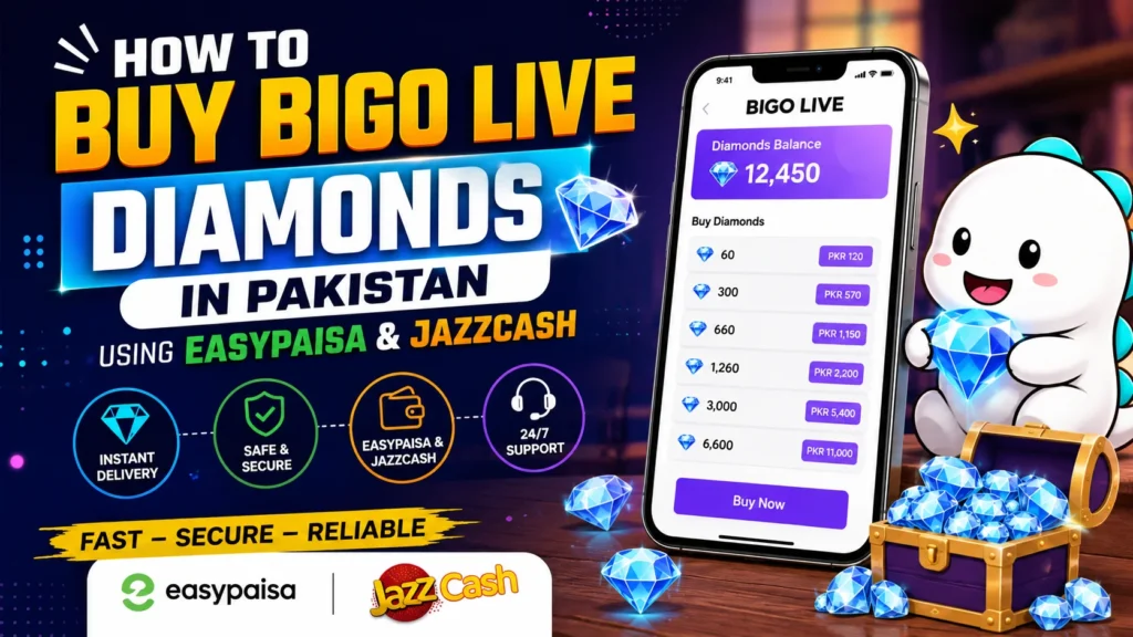 How to Buy Bigo Live Diamonds in Pakistan
