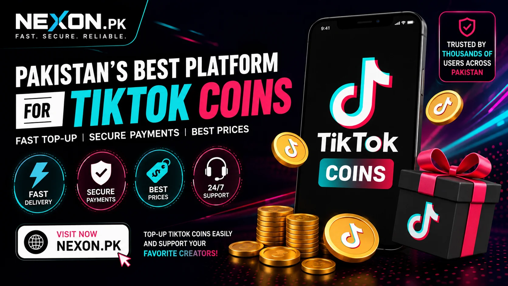 Nexon.pk Pakistan Ki Best Platform Kyun Hai TikTok Coins K Liye