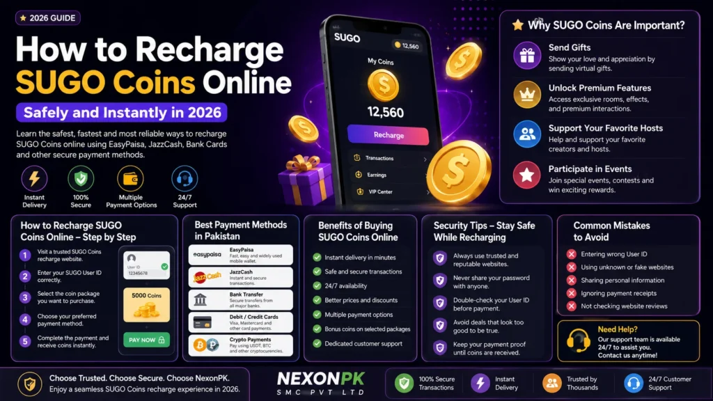 SUGO Coins Recharge Online
