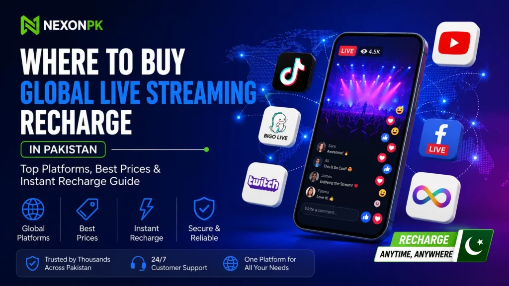 Where to Buy Global Live Streaming Recharge