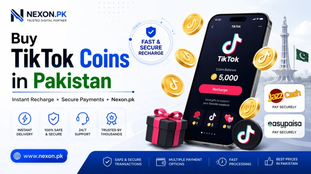 How to Buy & Recharge TikTok Coins in Pakistan – Nexonpk