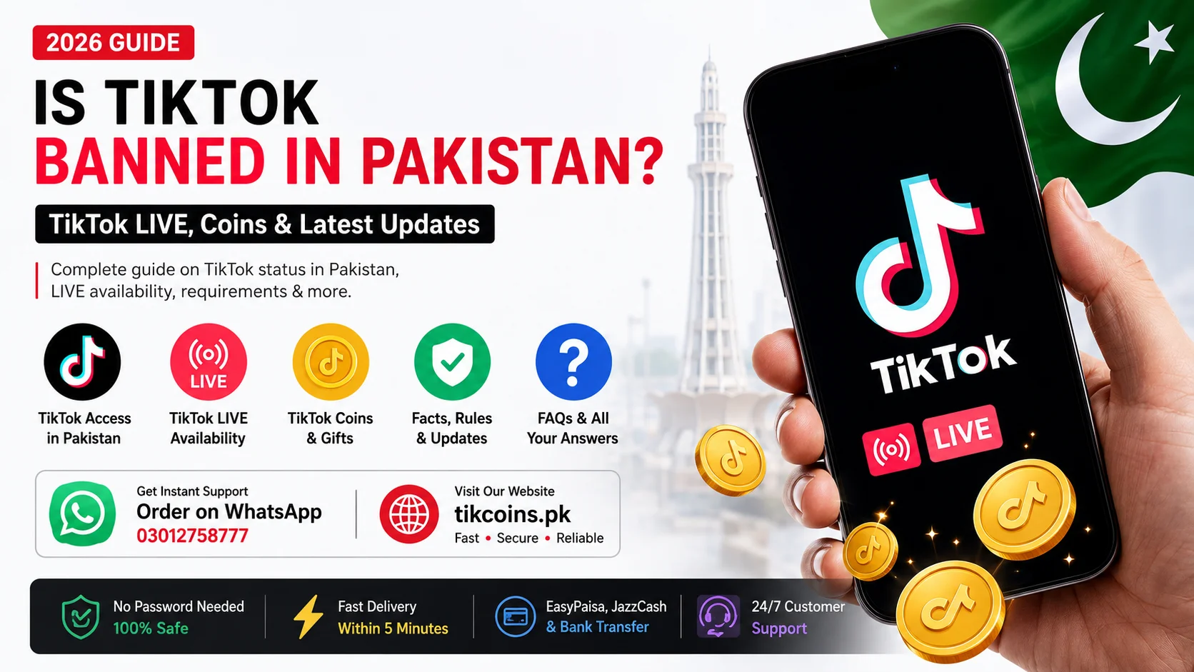 Is TikTok Banned in Pakistan TikTok LIVE Access & Country Availability (2026)