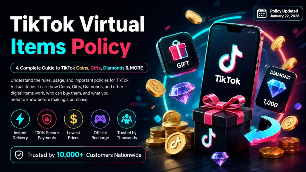 TikTok Virtual Items Policy for Coins and Gifts
