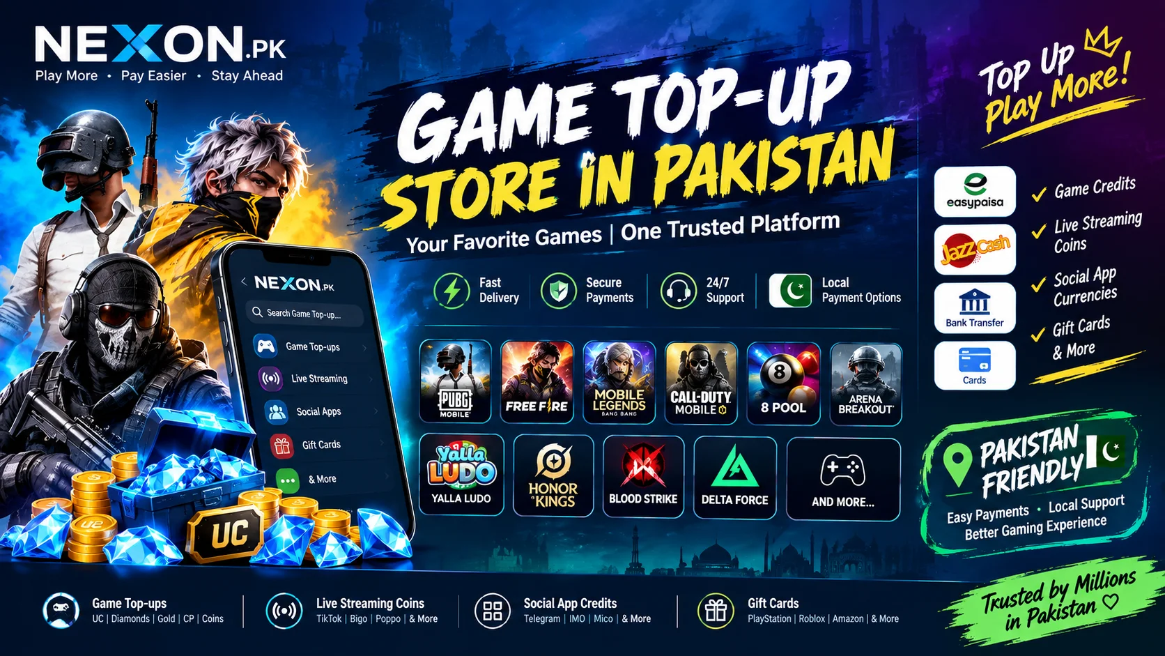 Best Game Top-Up Store in Pakistan – Complete Guide to Online Game Recharge
