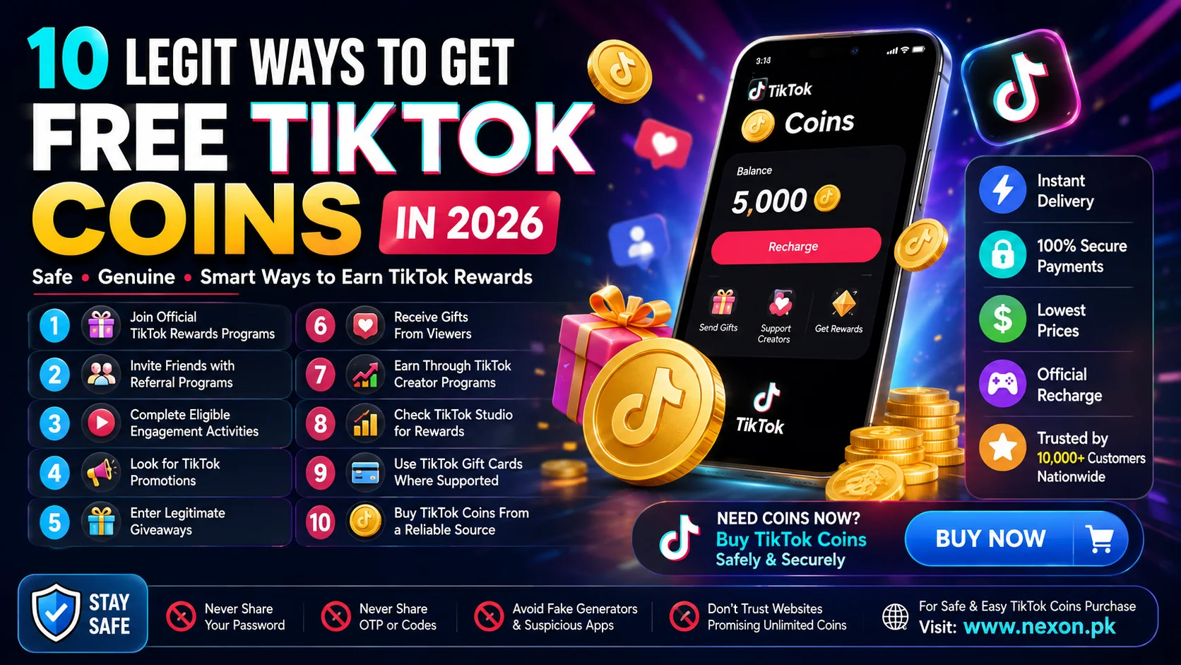 Top 10 Ways to Get Free TikTok Coins in 2026